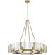 Aenon 10 Light 36 inch Brushed Champagne Brass Chandelier Ceiling Light