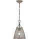 Calgary 1 Light 9 inch Pebbled Rust Mini Pendant Ceiling Light