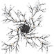 Autumn Twilight 12 Light 40 inch Black Iron Chandelier Ceiling Light, Large