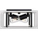 Tribeca 2 Light 12 inch Matte Black Flush Mount Ceiling Light in Pewter, Damp