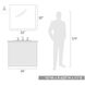 Orwell 1 Light 10 inch Matte Black Wall Sconce Wall Light in Rubbed Bronze, Damp