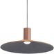 Faroe Pendant Ceiling Light in Coffee/Black
