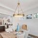 Cameron 1 Light 16.5 inch Brushed Champagne Brass Pendant Ceiling Light
