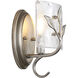 Calla Wall Sconce Wall Light in Peruvian Silver
