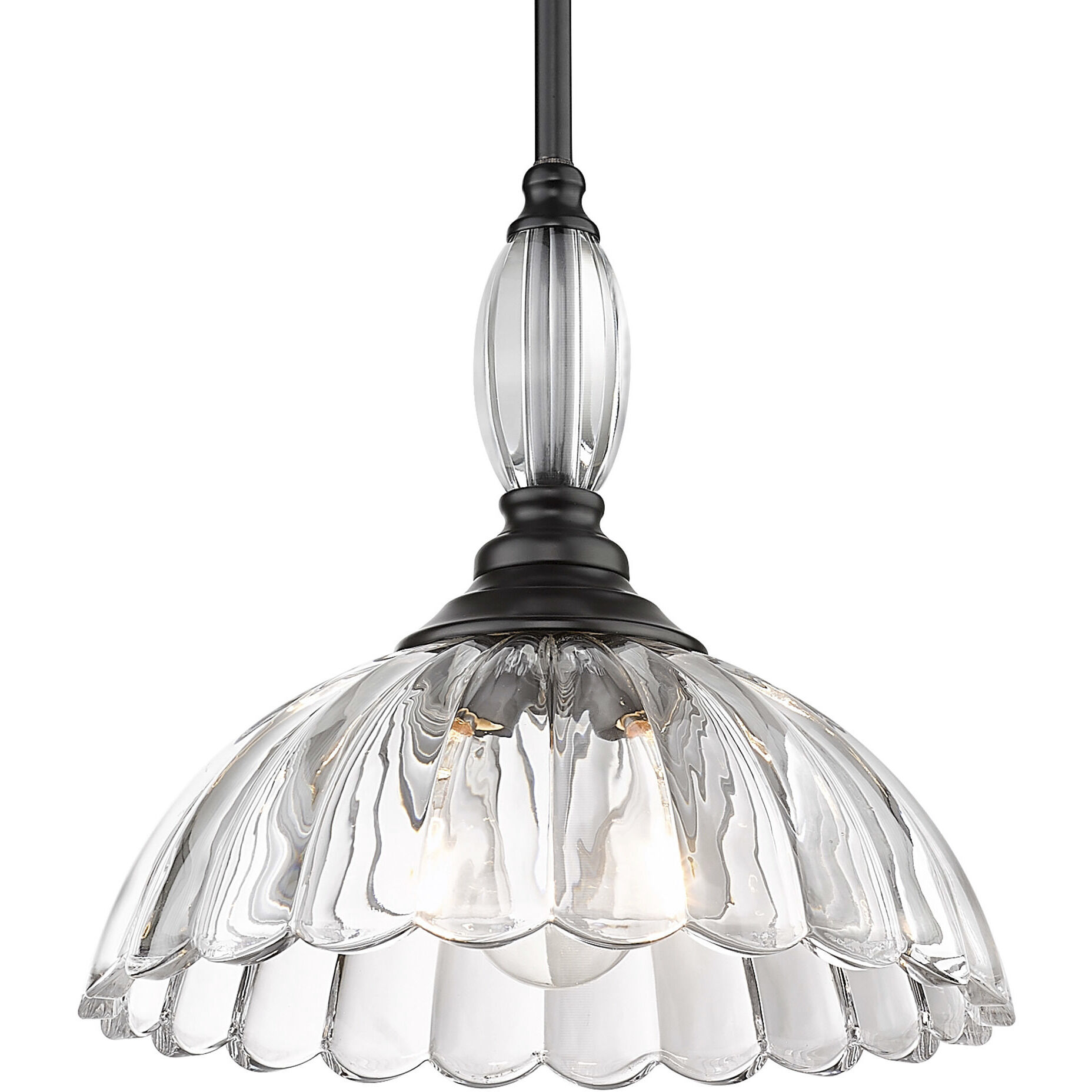 Audra Pendant Ceiling Light in Matte Black