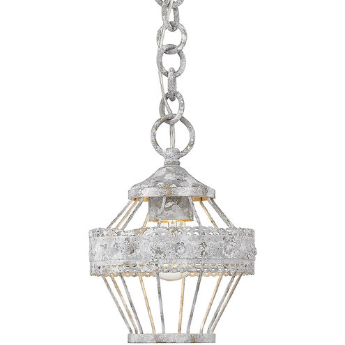 Ferris 1 Light 8 inch Oyster Mini Pendant Ceiling Light