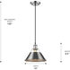 Yep Orwell Pendant Ceiling Light in Pewter, Medium
