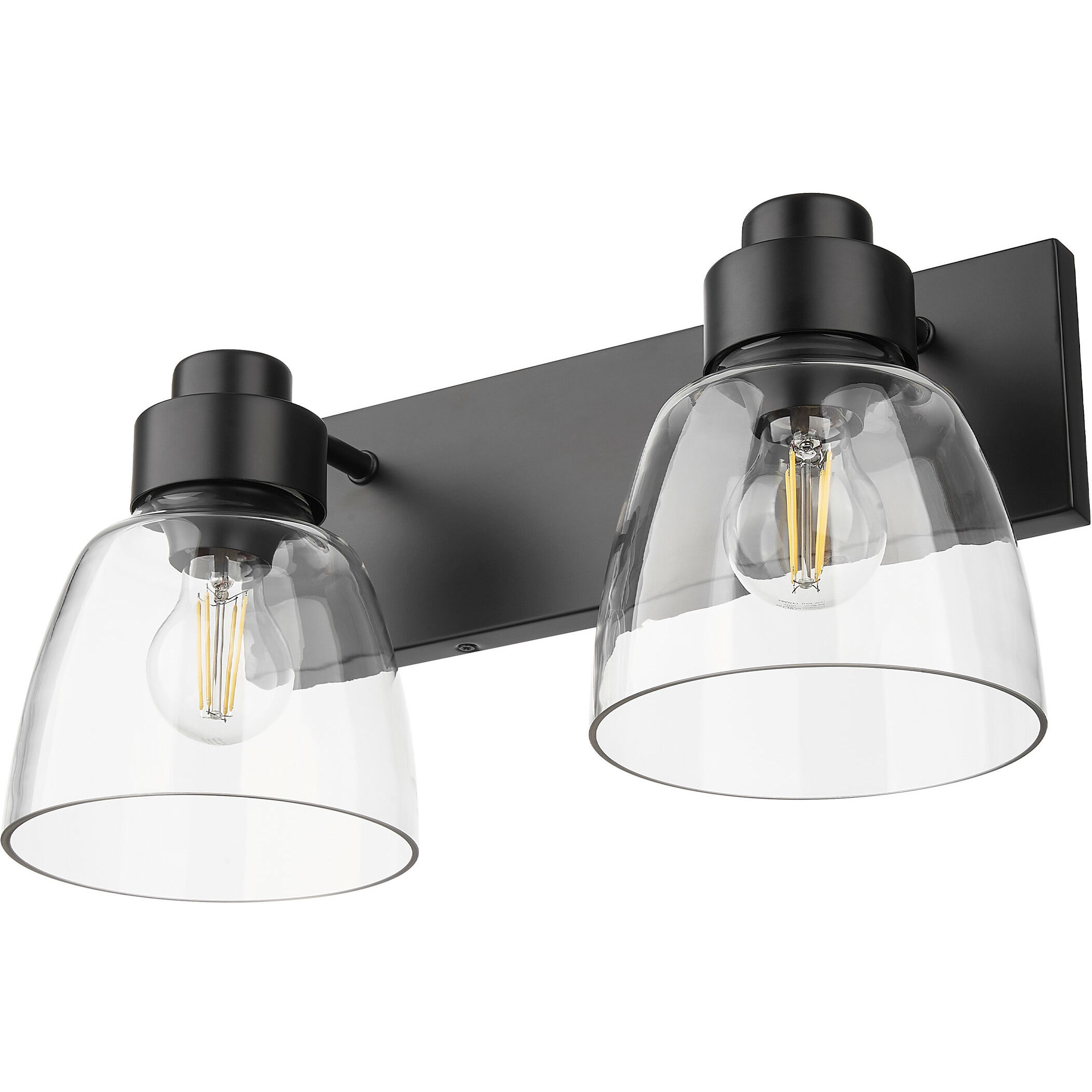 Remy Vanity Wall Light in Matte Black