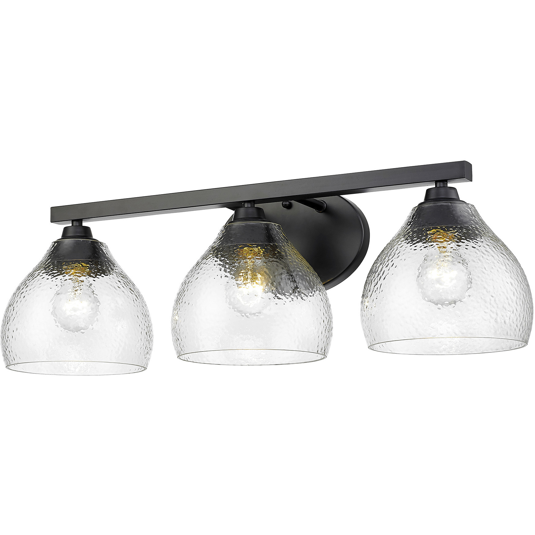 Ariella Vanity Wall Light in Matte Black