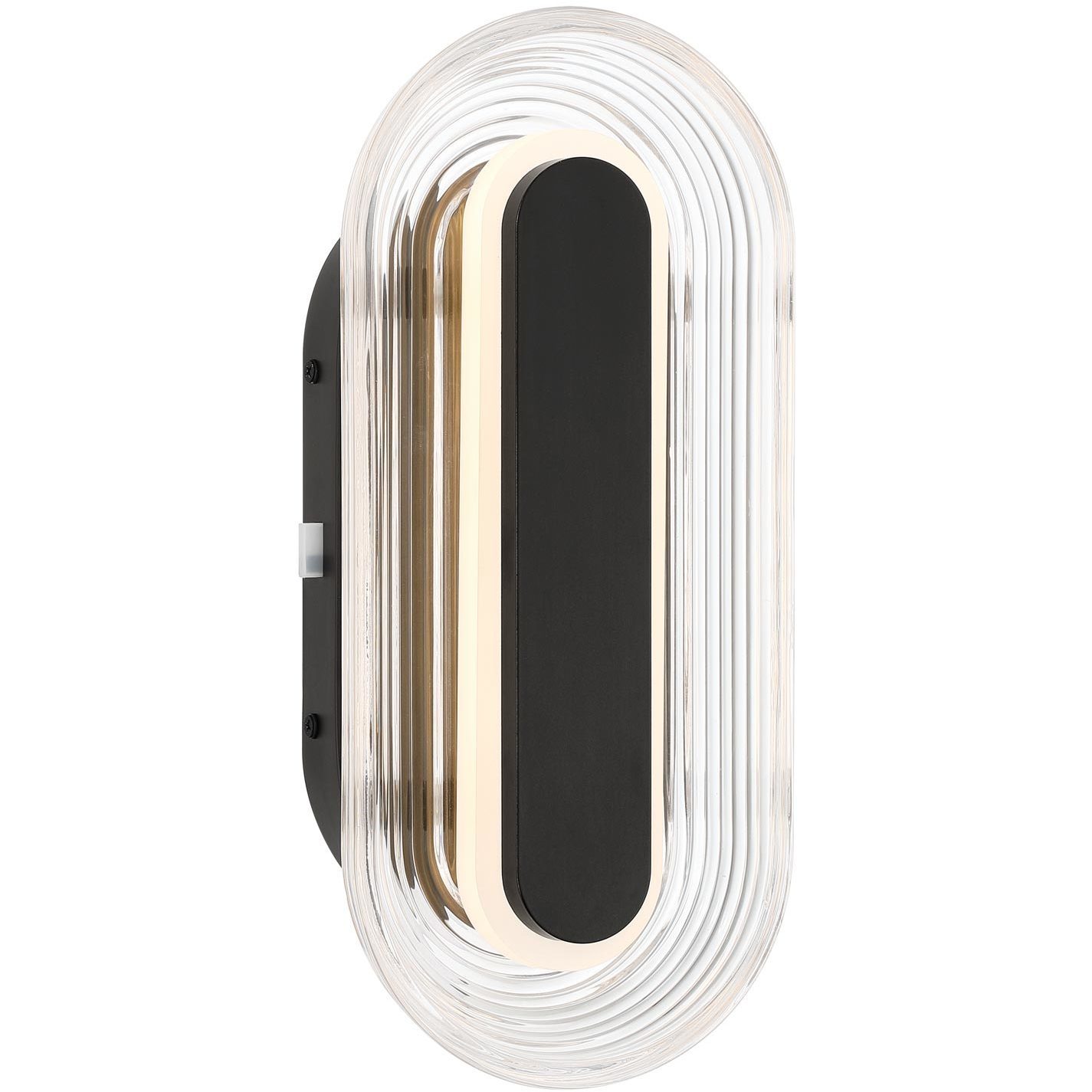 Wry Plexus 1 Light 5.88 inch Matte Black Outdoor Wall Light