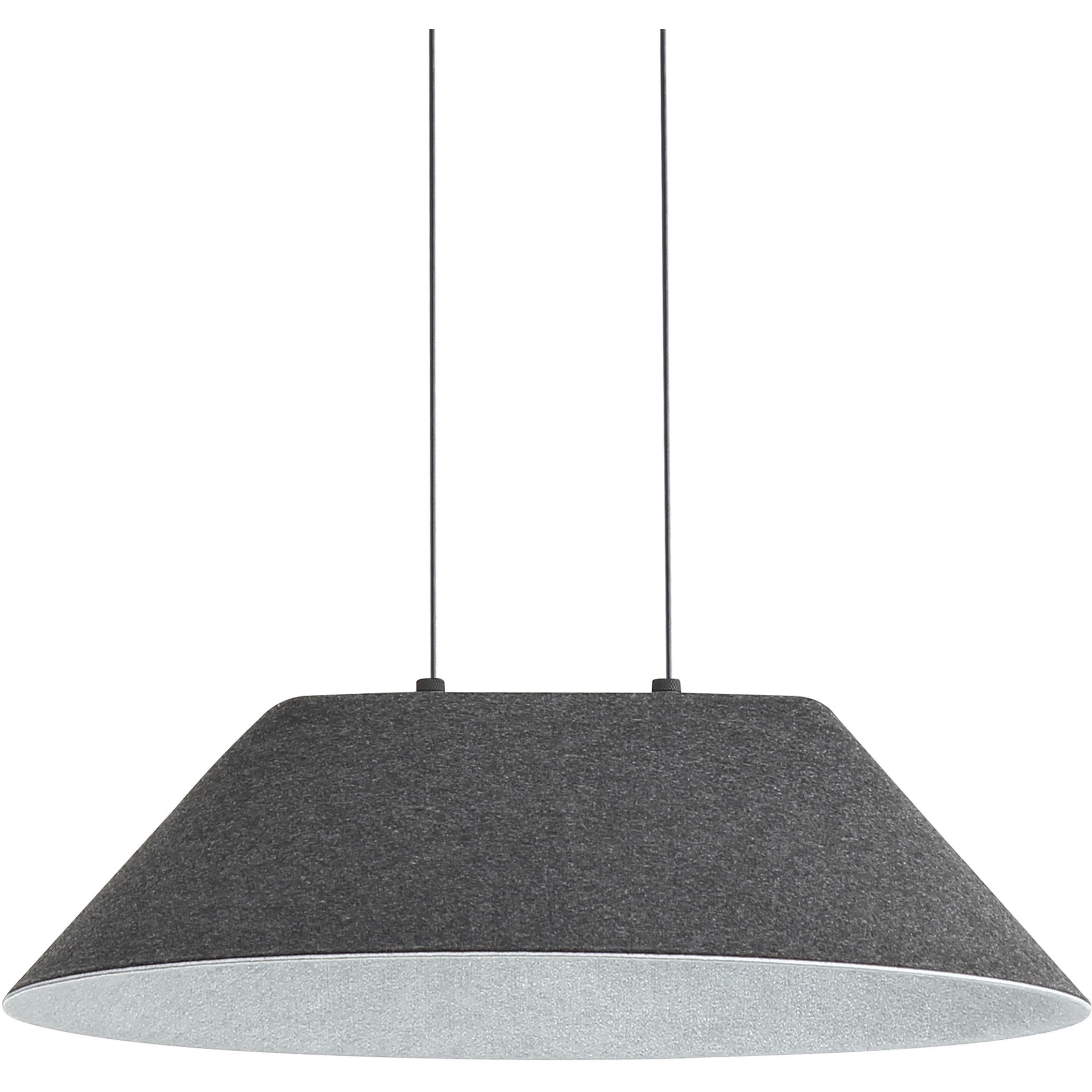 Faroe Pendant Ceiling Light in Flecked Black/Grey