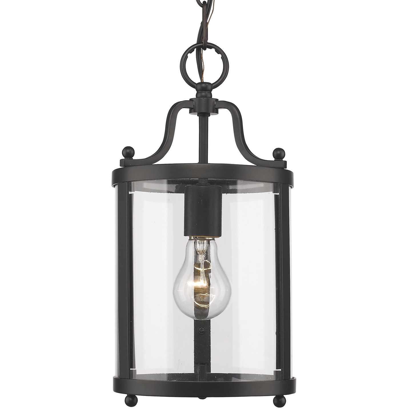 Payton 1 Light 7.25 inch Matte Black Pendant Ceiling Light