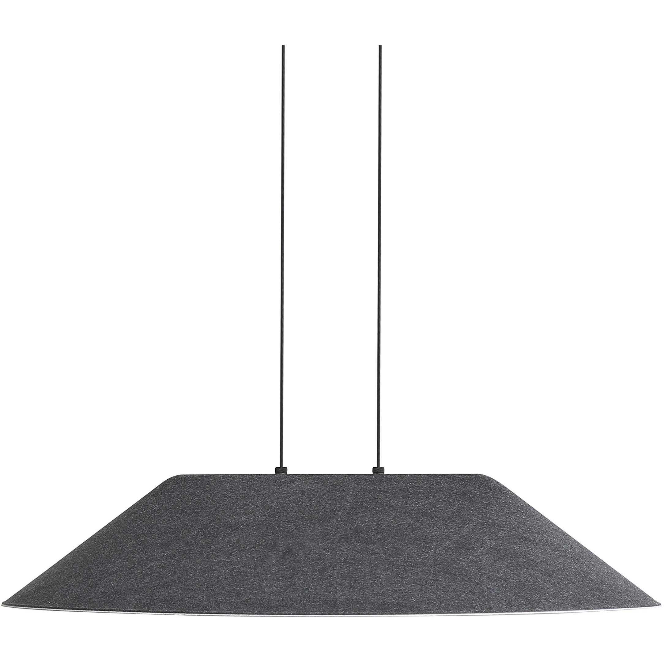 Faroe Pendant Ceiling Light in Flecked Black/Grey