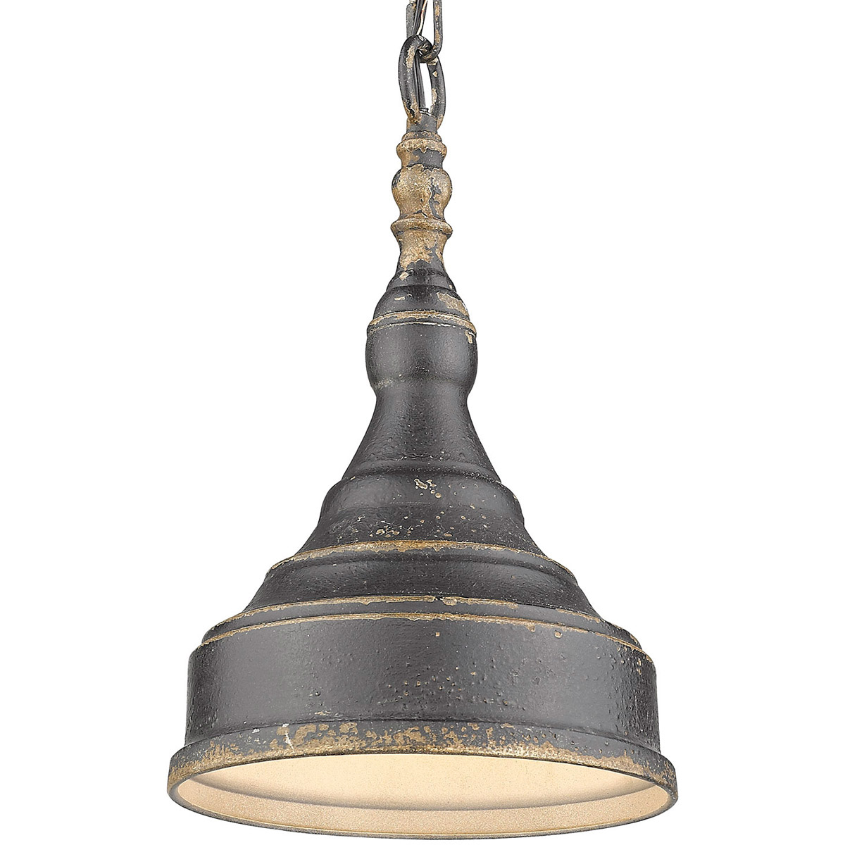 Southampton 6 light pendant in antique black hotsell