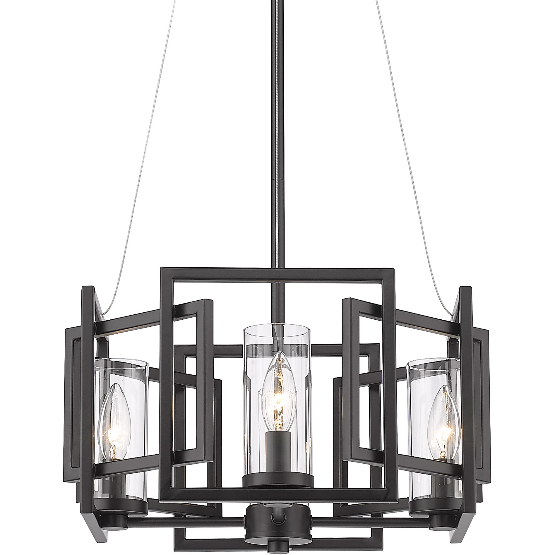 Marco 4 Light 16 inch Matte Black Pendant Ceiling Light