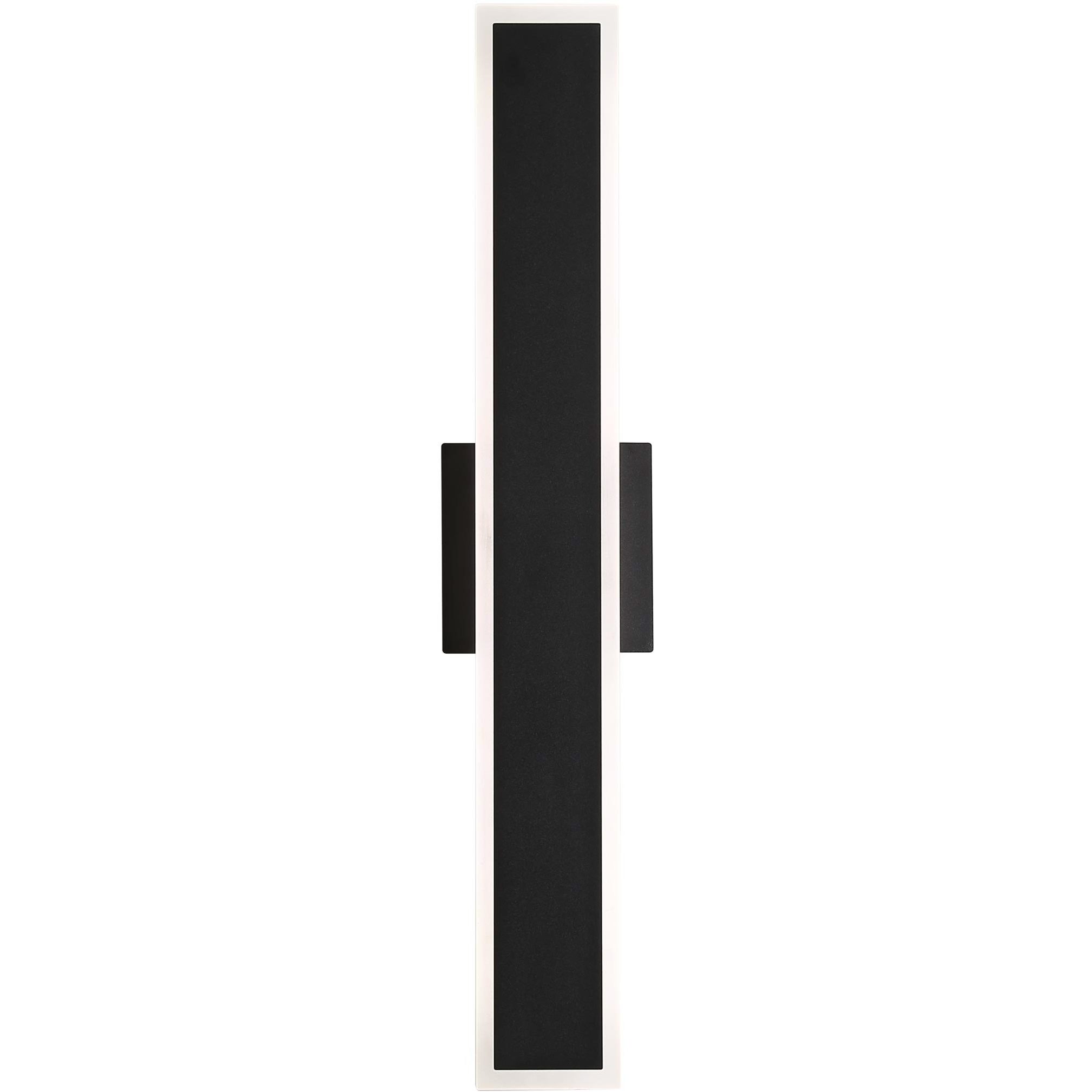 Obsidian LED 23.63 inch Sand Black Outdoor Wall