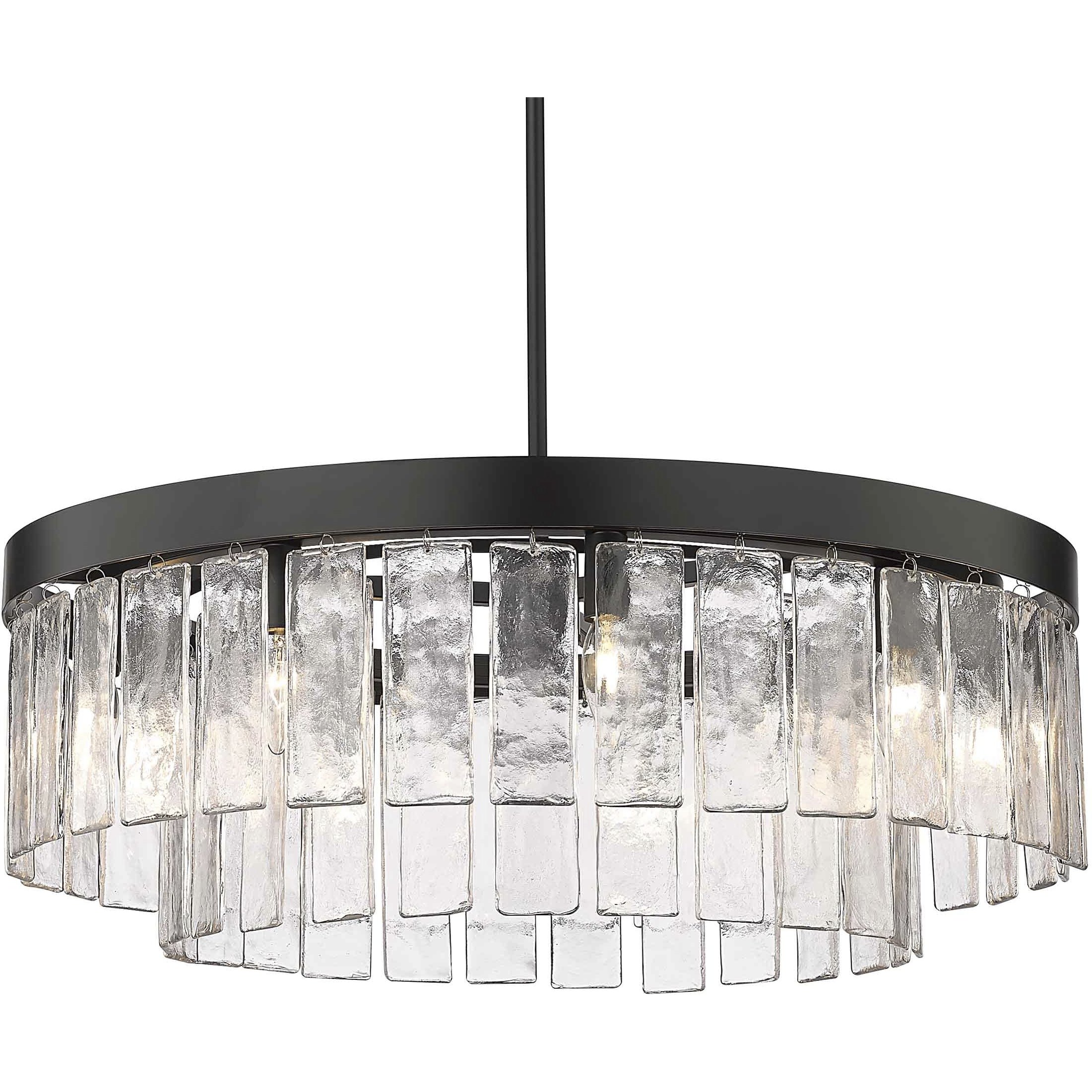 Ciara 9 Light 27 inch Matte Black Chandelier Ceiling Light