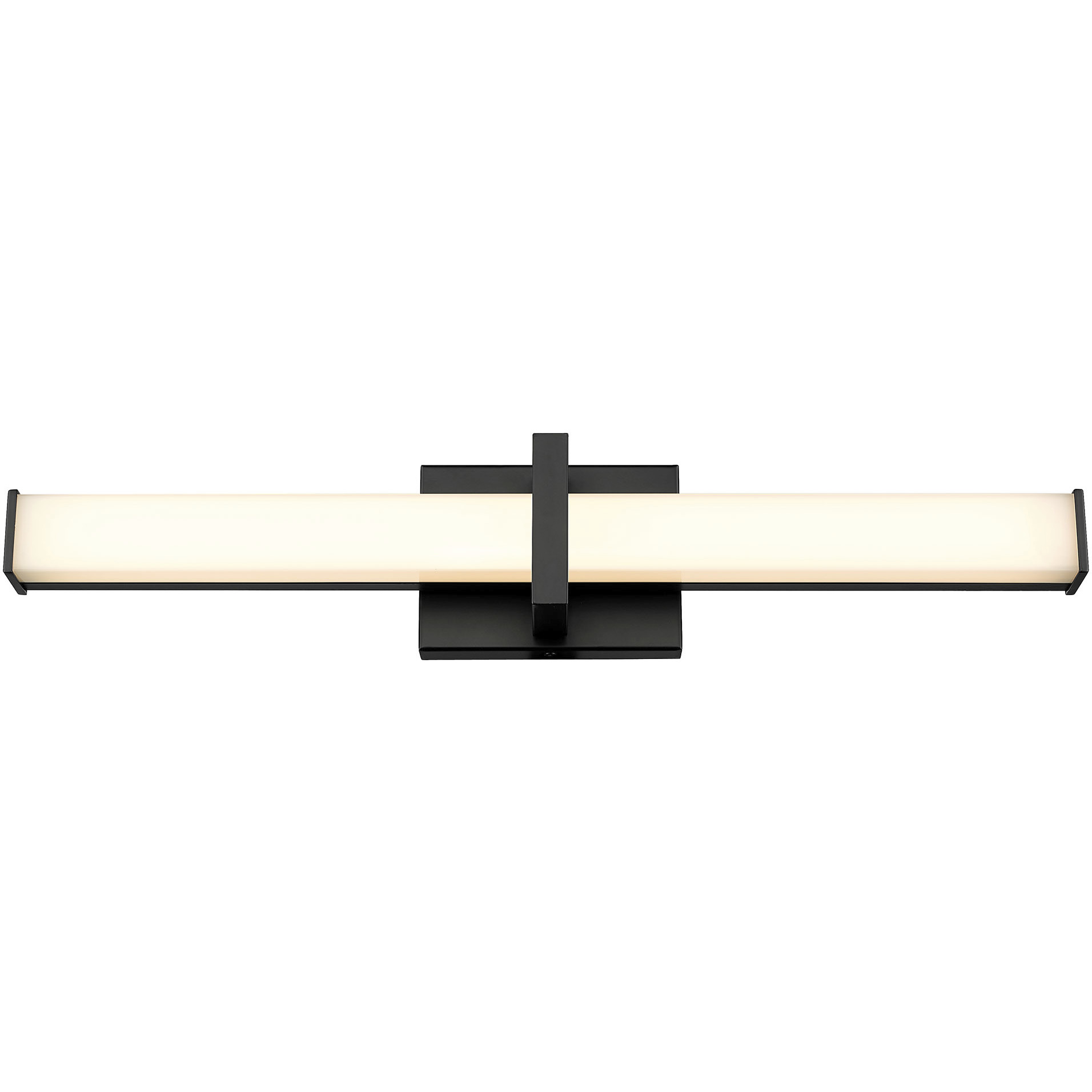 Elon Vanity Wall Light in Matte Black