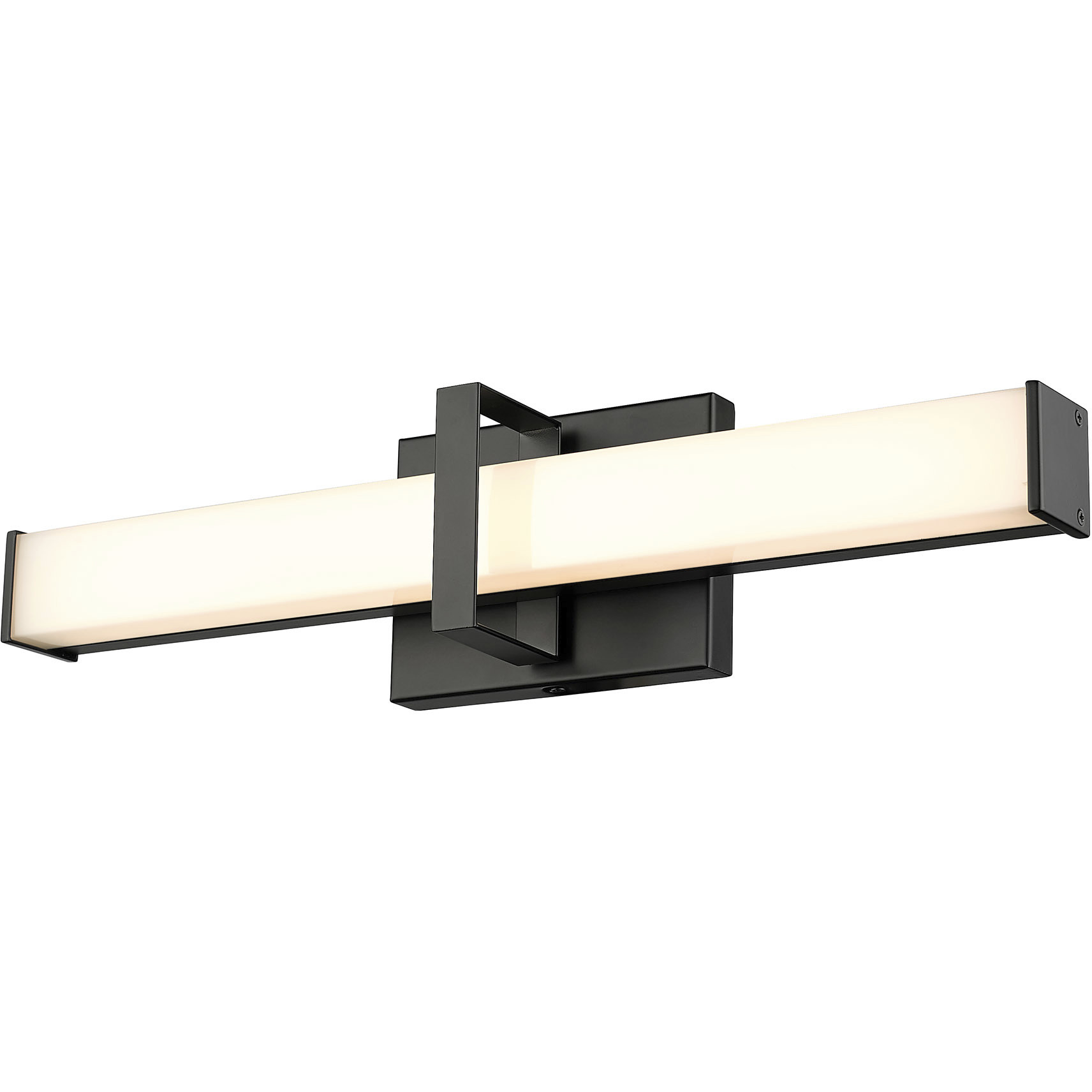 Elon Vanity Wall Light in Matte Black