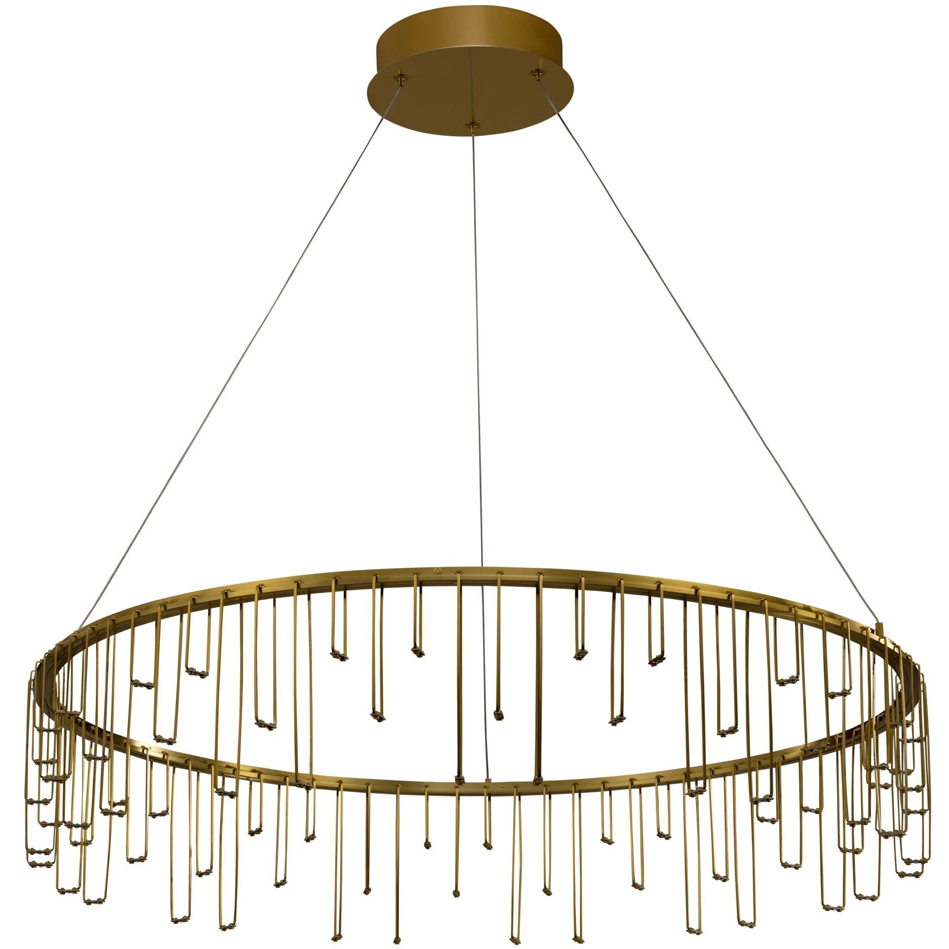 Lucerna LED 31.5 inch Stainless Steel Gold Chandelier Ceiling Light