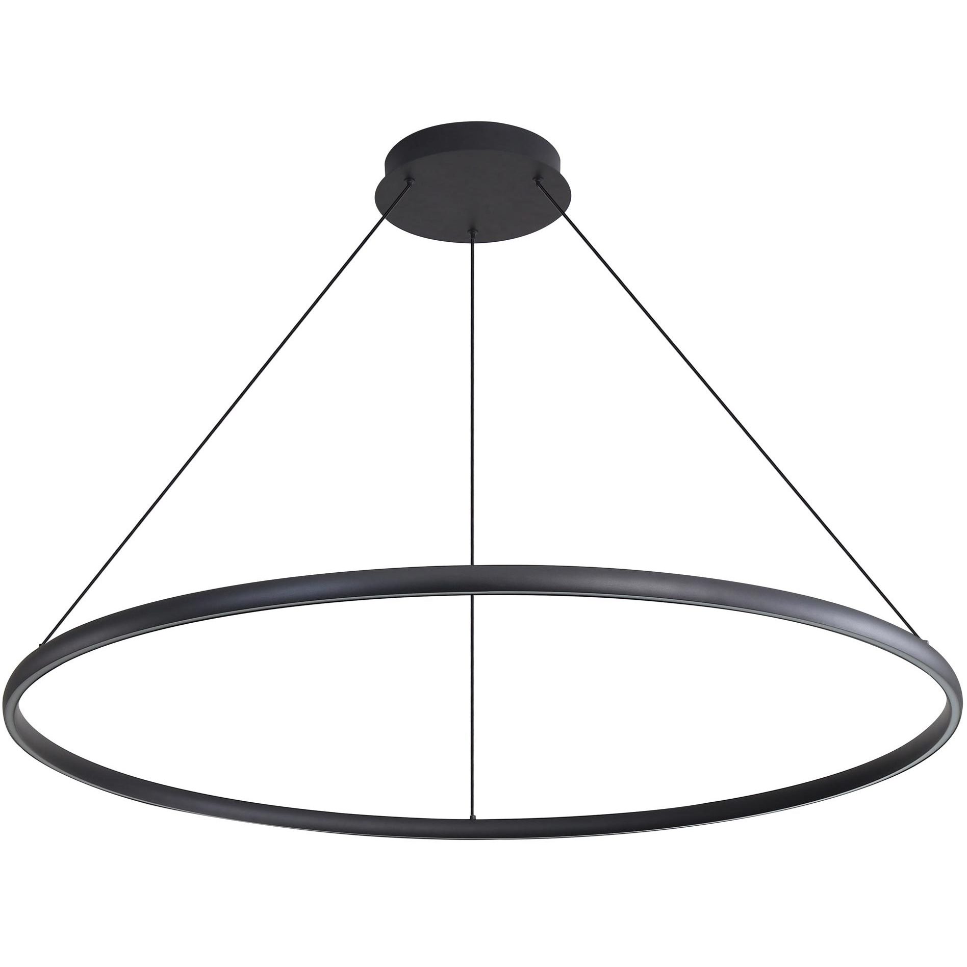 Veritas LED 59 inch Sand Black Chandelier Ceiling Light
