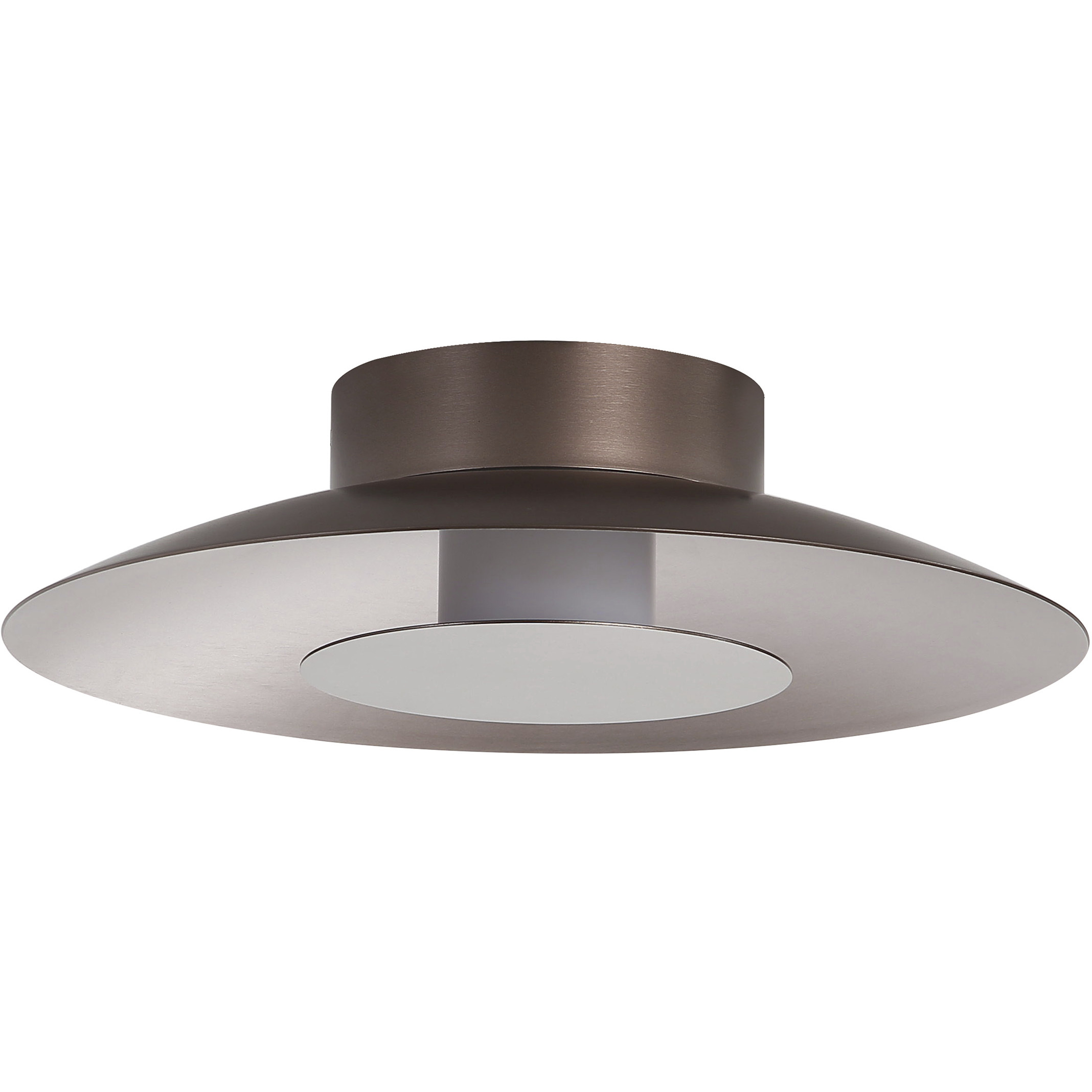 Golden Lighting 6400-FM12 COS-COS Yep Luma LED 11.75 inch Coffee Silver ...