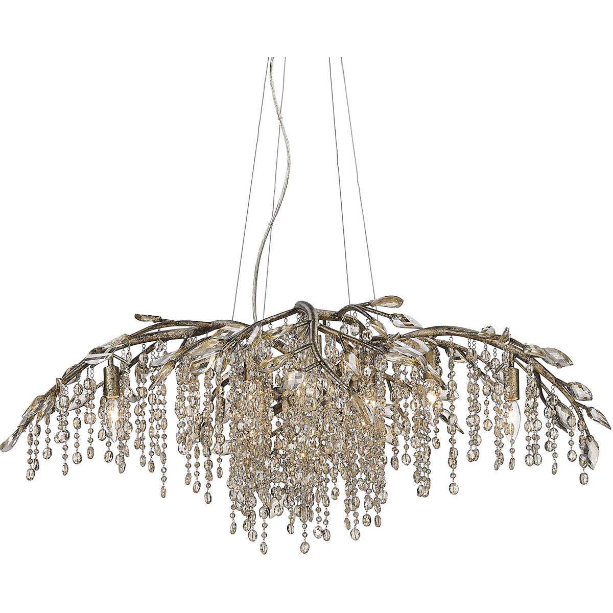 Golden Lighting 9903-12 MG Autumn Twilight 12 Light 40 inch