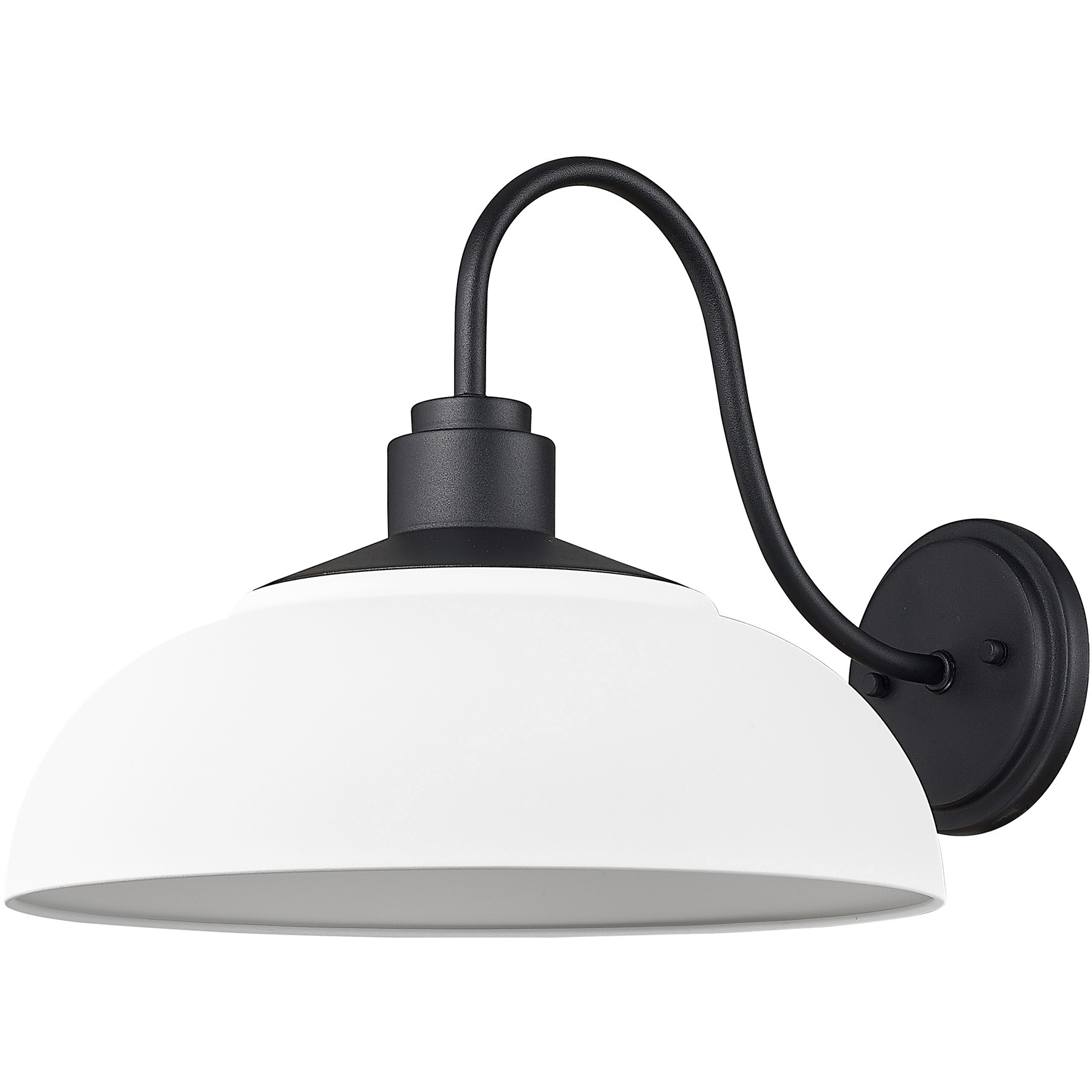 Yep Levitt 1 Light 17.88 inch Natural Black Outdoor Wall in Natural White