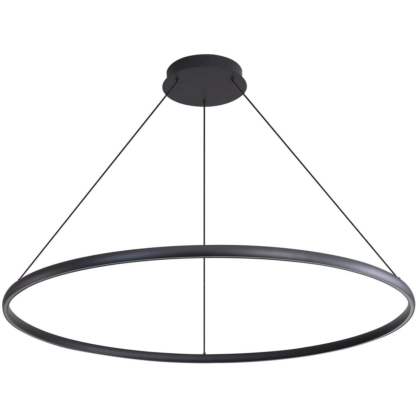 Veritas LED 35.38 inch Sand Black Chandelier Ceiling Light