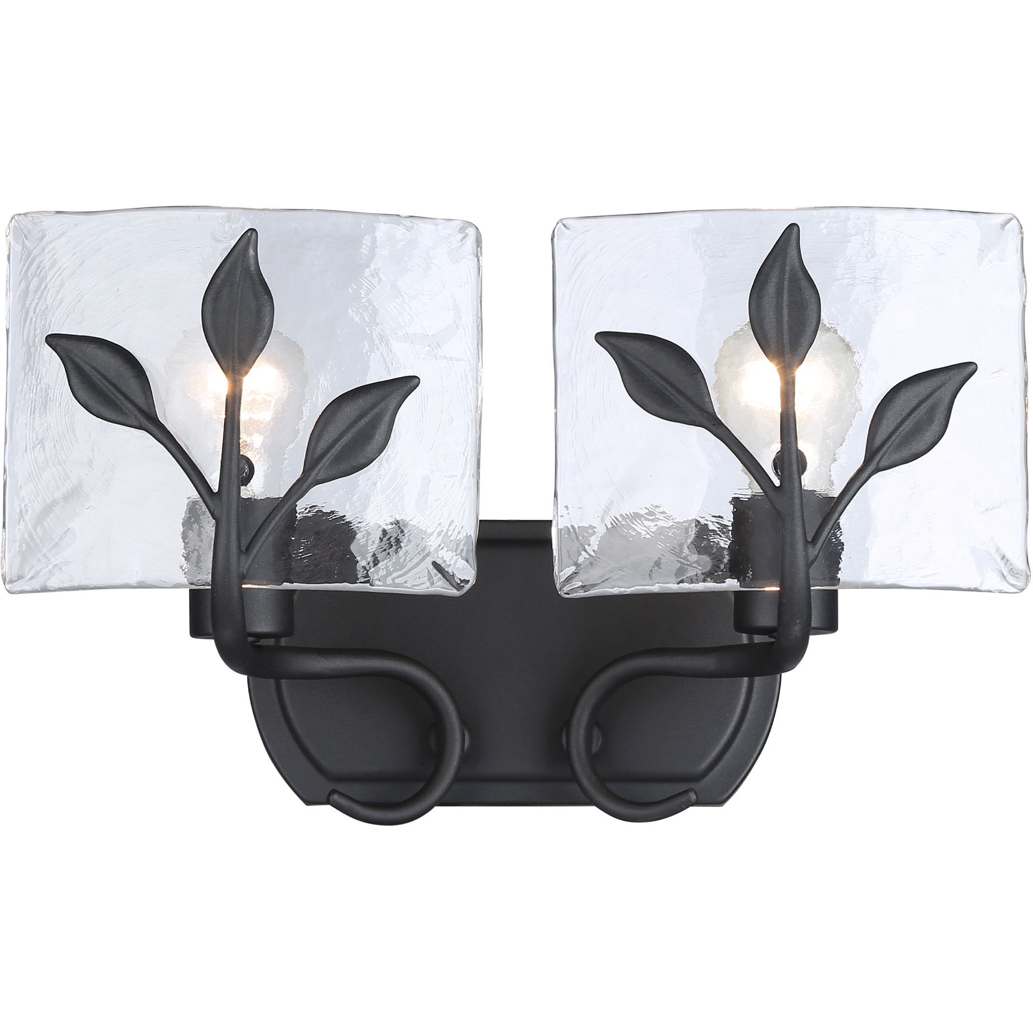 Calla Vanity Wall Light in Natural Black