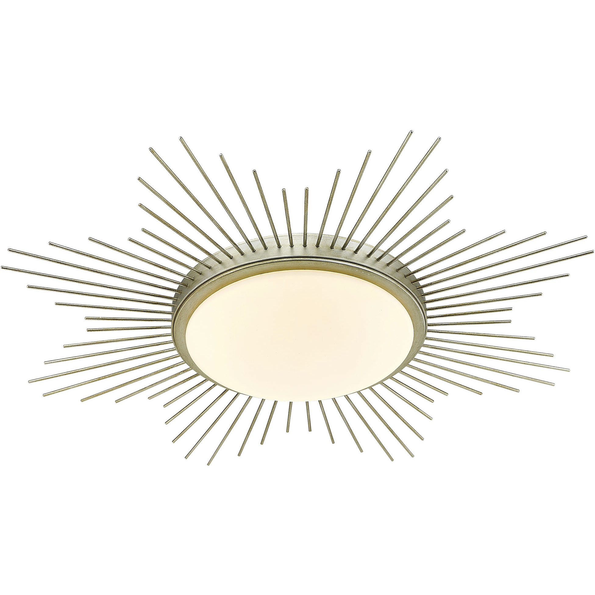 Kieran LED 24 inch White Gold Flush Mount Ceiling Light