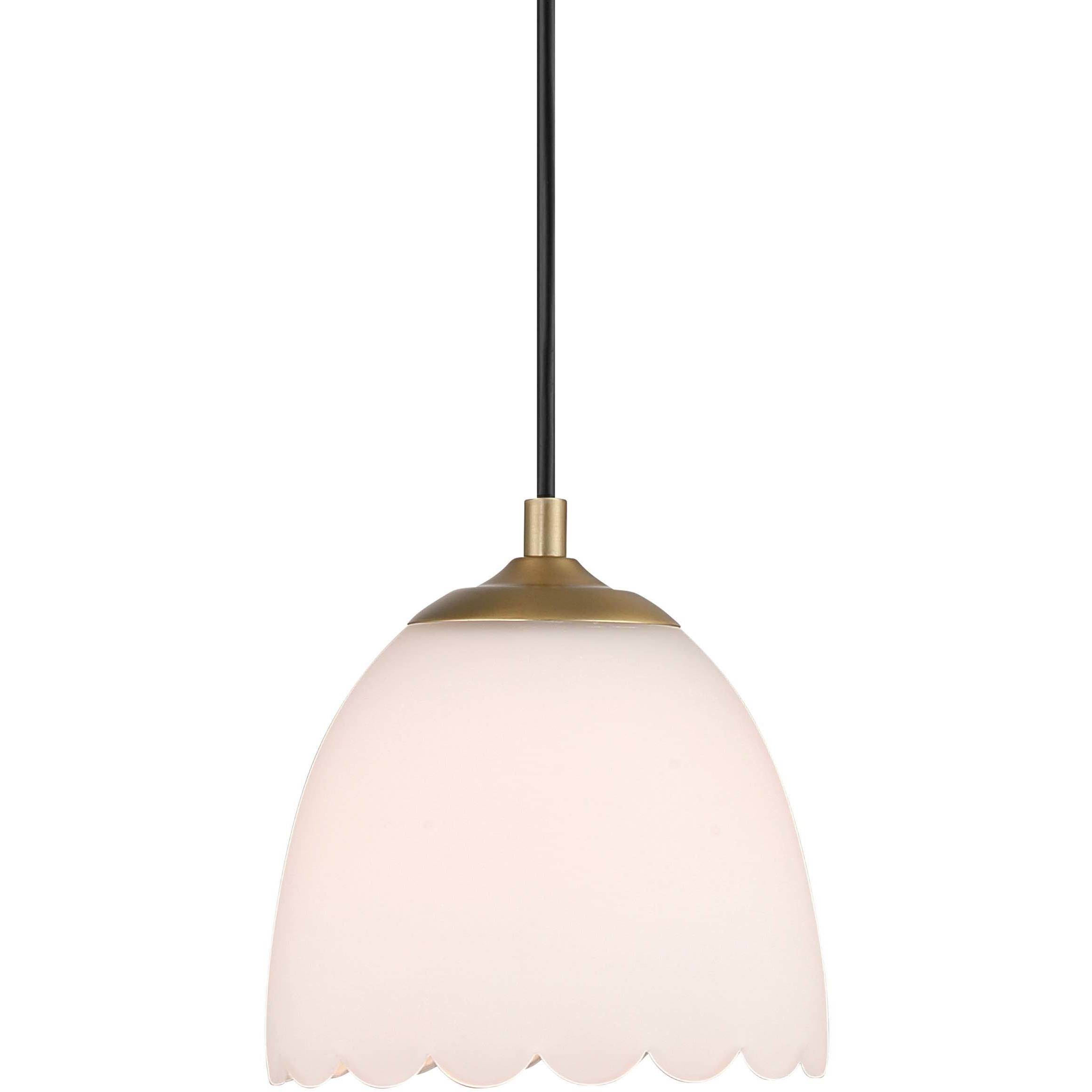 Dorinda 1 Light 6.5 inch Brushed Champagne Brass Pendant Ceiling Light