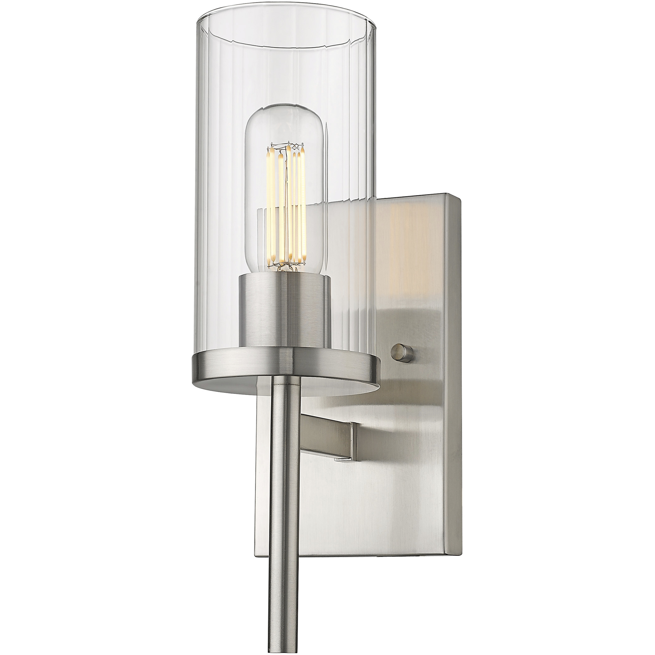 Winslett 1 Light 4.75 inch Pewter Wall Sconce Wall Light, Damp