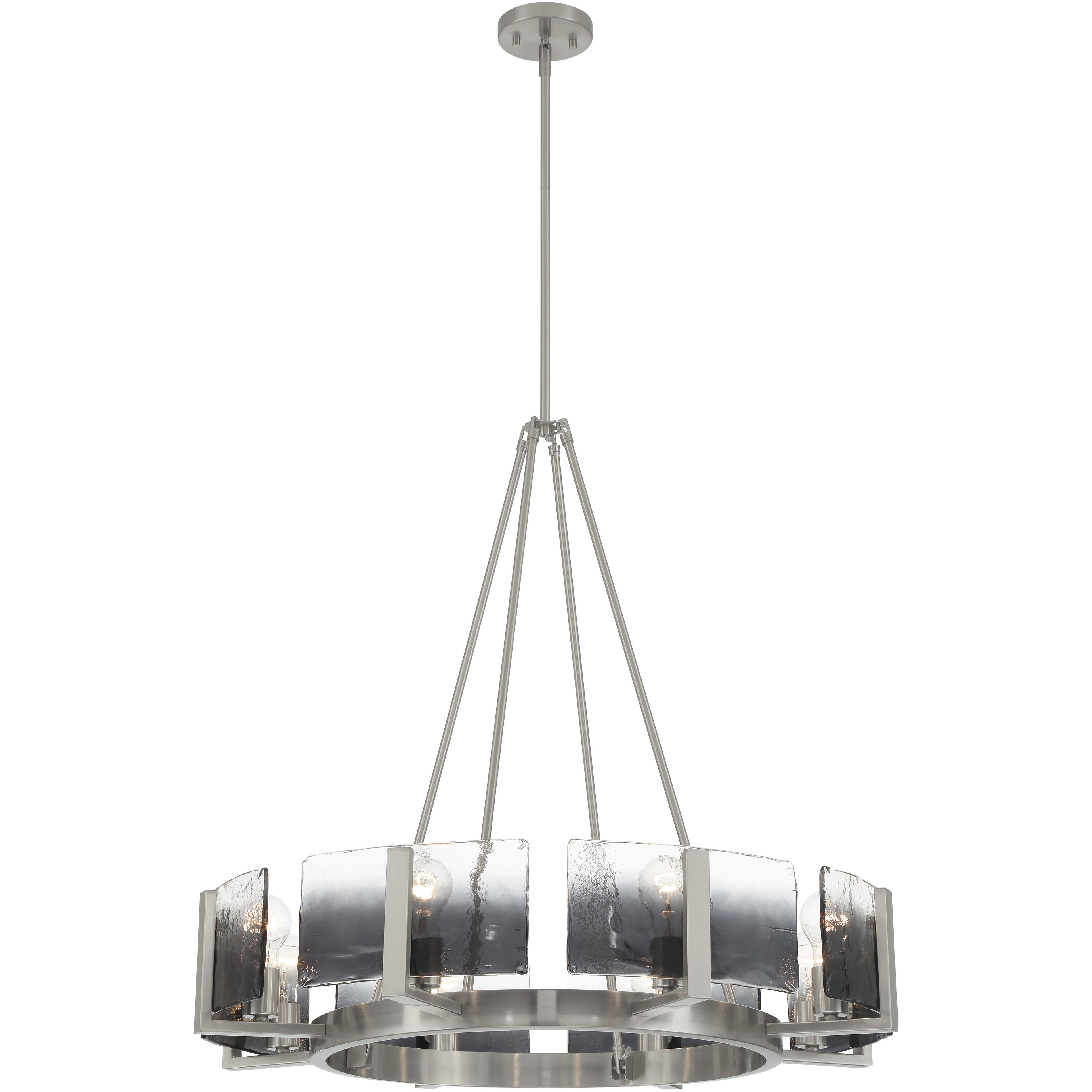 Aenon 8 Light 32 inch Pewter Chandelier Ceiling Light