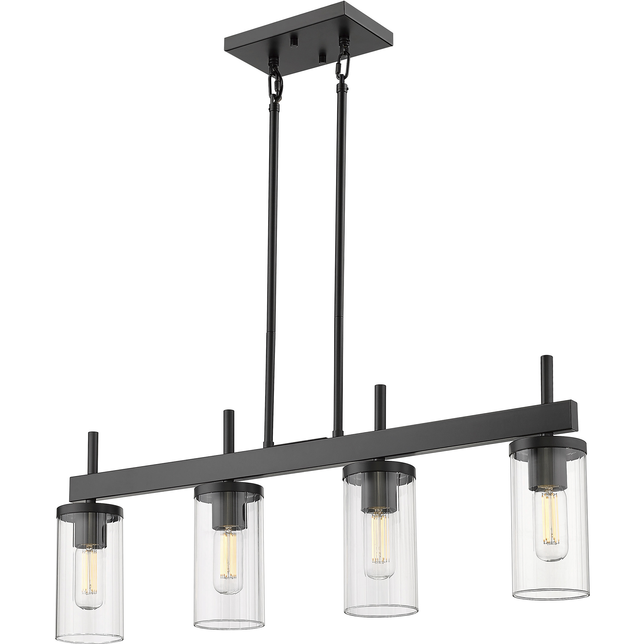 Winslett Island Light Ceiling Light in Matte Black
