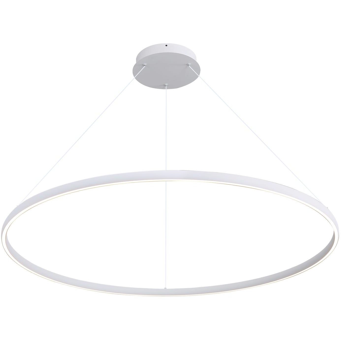 Veritas LED 35.38 inch Sand White Chandelier Ceiling Light