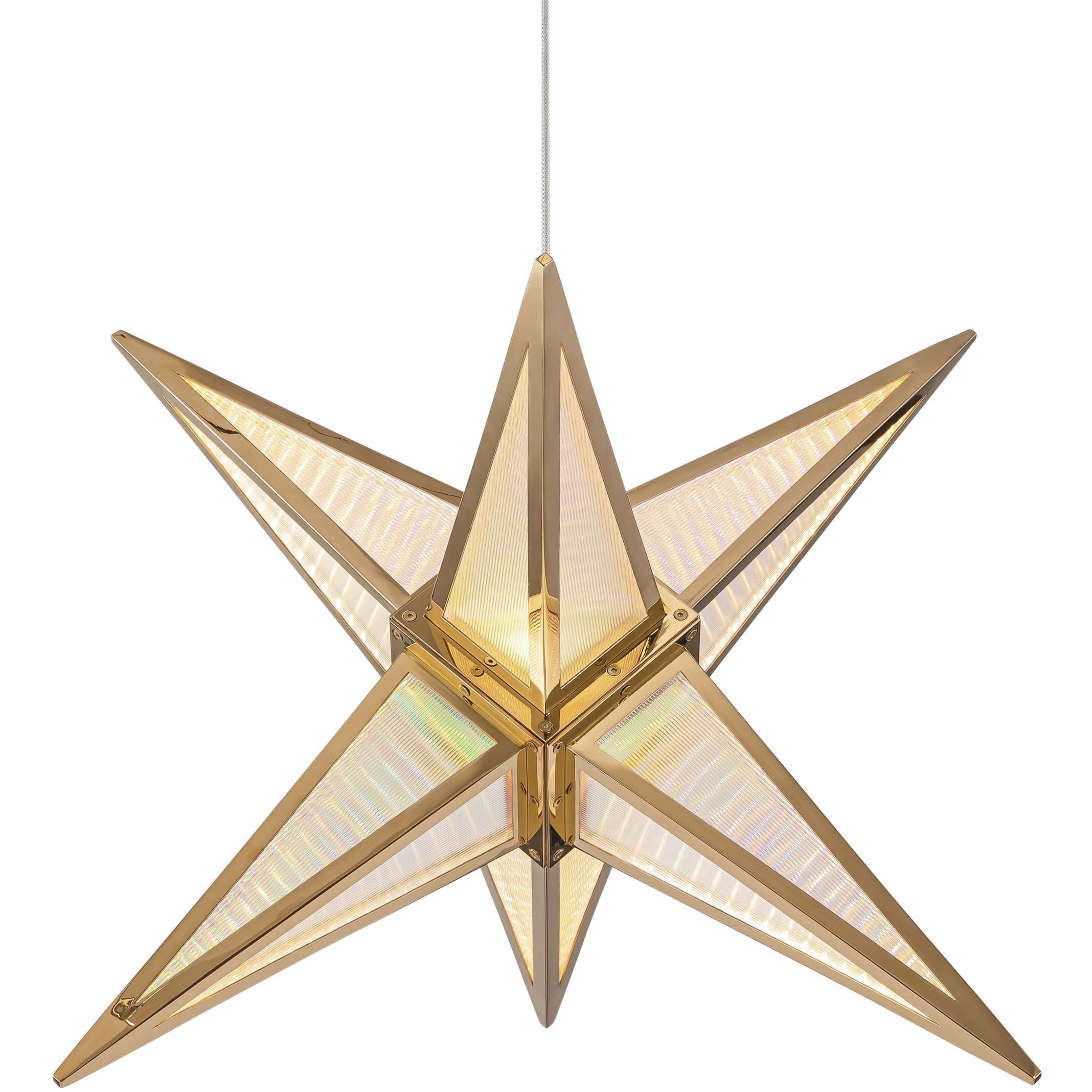 Ziva Spectrum LED 17.5 inch Rose Gold Pendant Ceiling Light