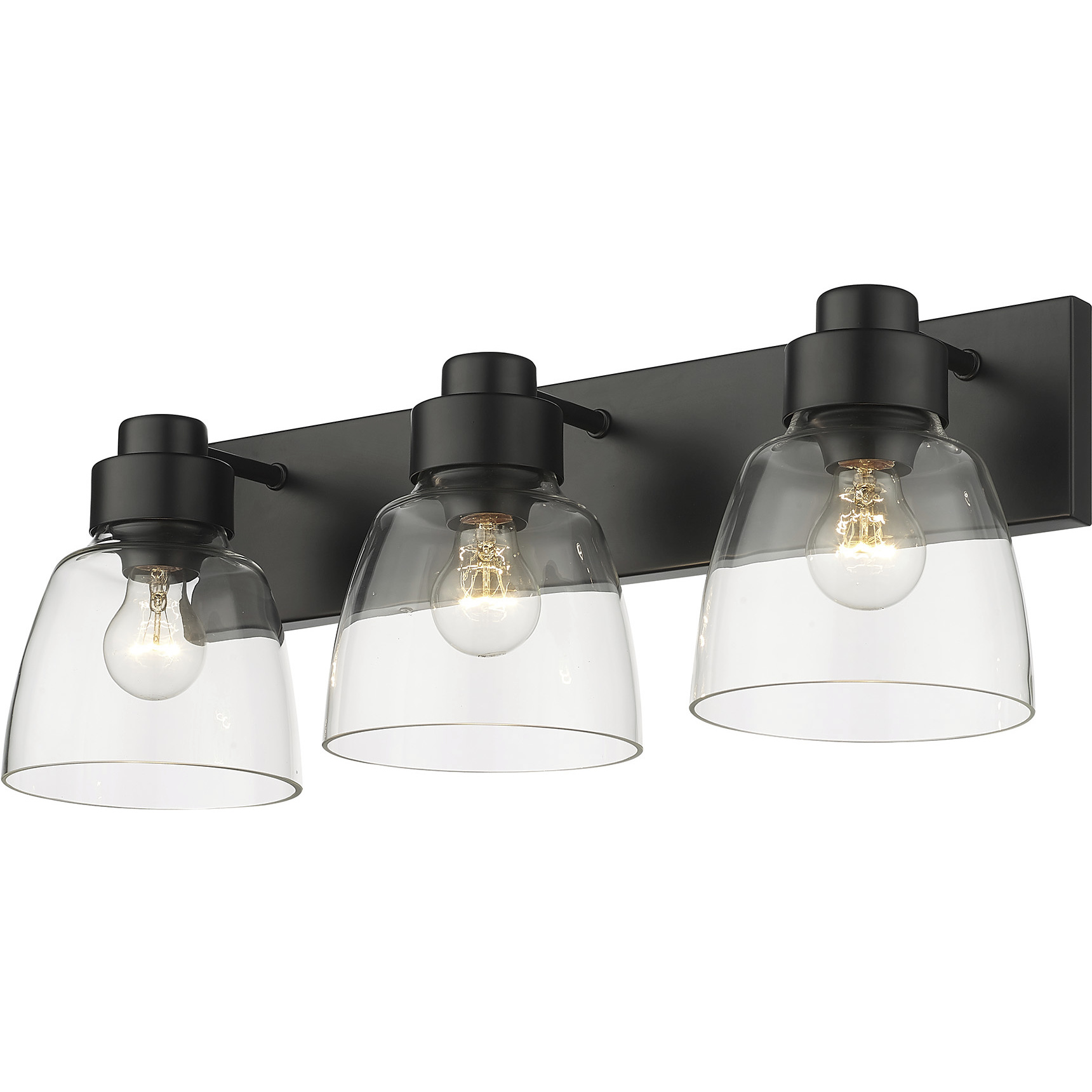 Remy Vanity Wall Light in Matte Black