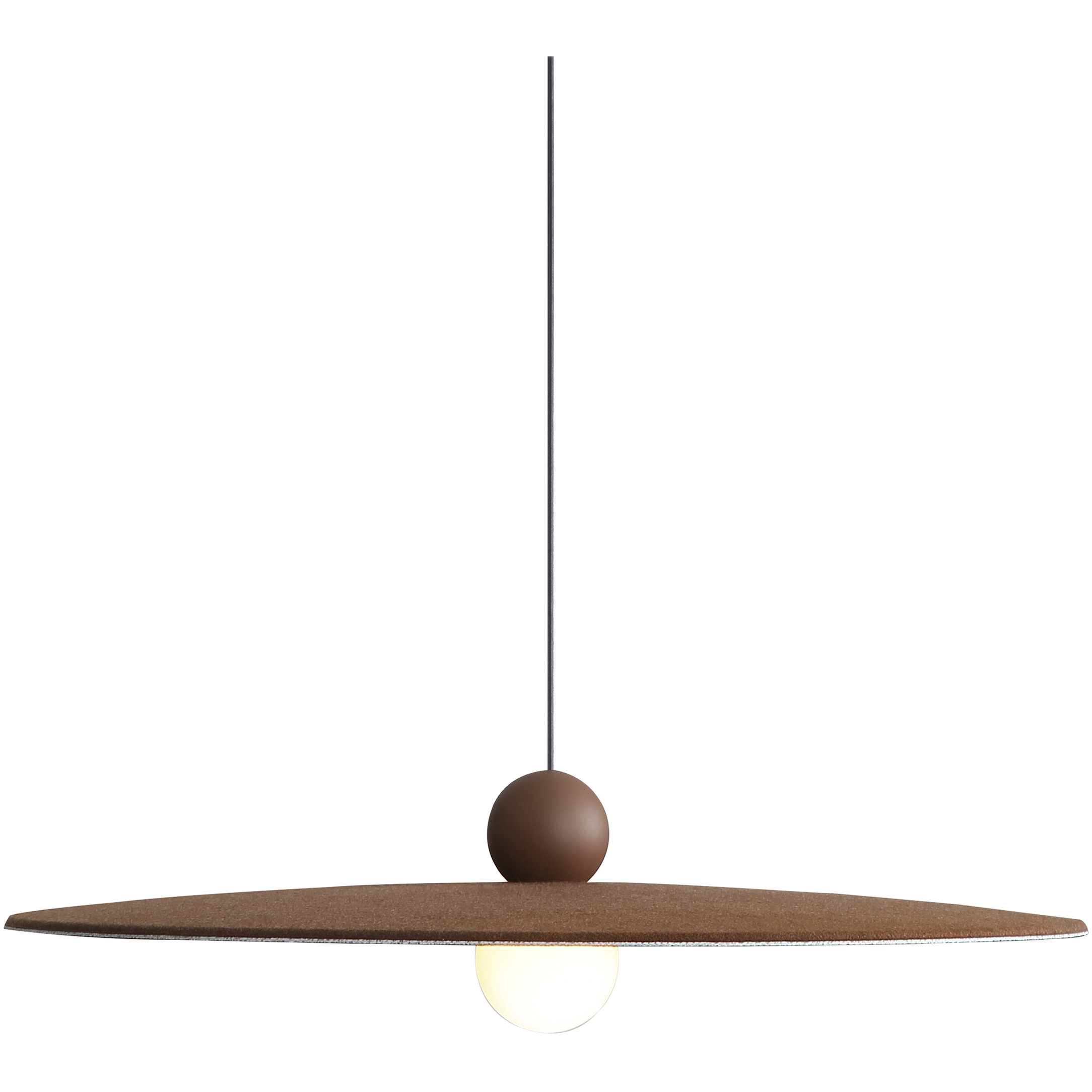 Faroe Pendant Ceiling Light in Coffee/Black