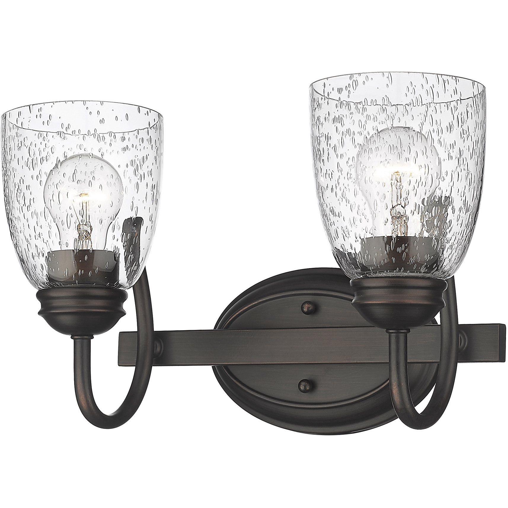 Parrish Vanity Wall Light in Rubbed Bronze