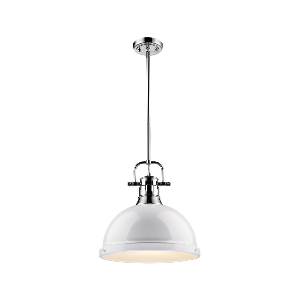 Caladane chrome effect 4 lamp pendant ceiling light cheap